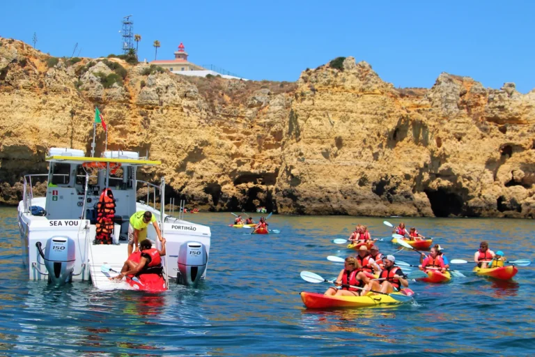 Family and friends Experience with Lagos Adventure - Kayak Ponta da Piedade - Lagos - Portugal